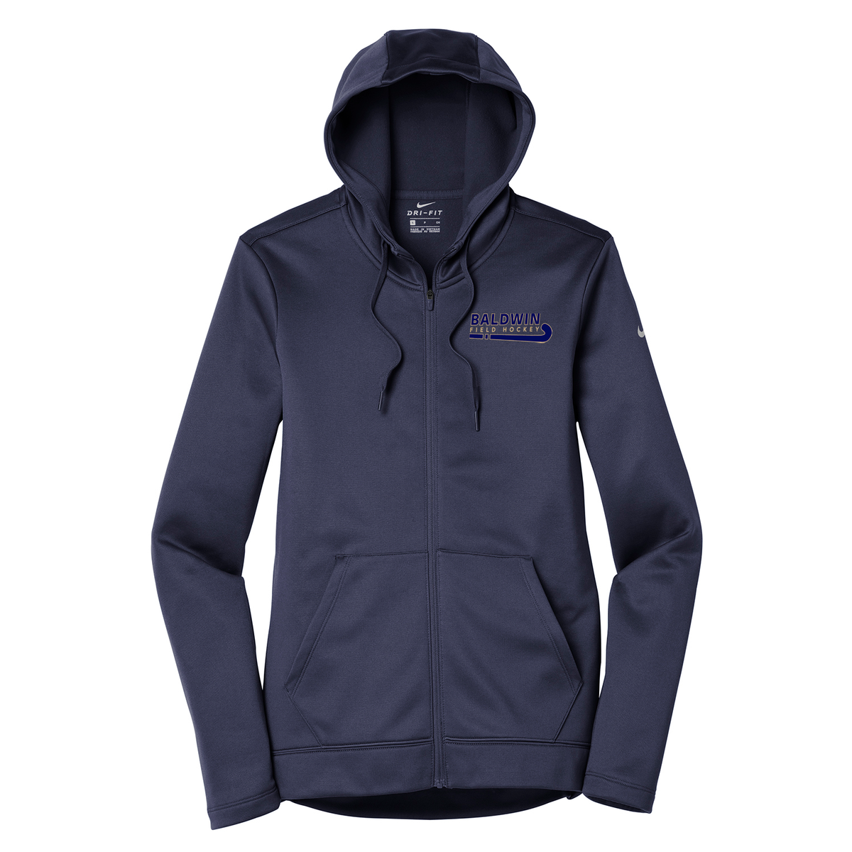 Baldwin Field Hockey Nike Ladies Therma-FIT Full Zip Hoodie