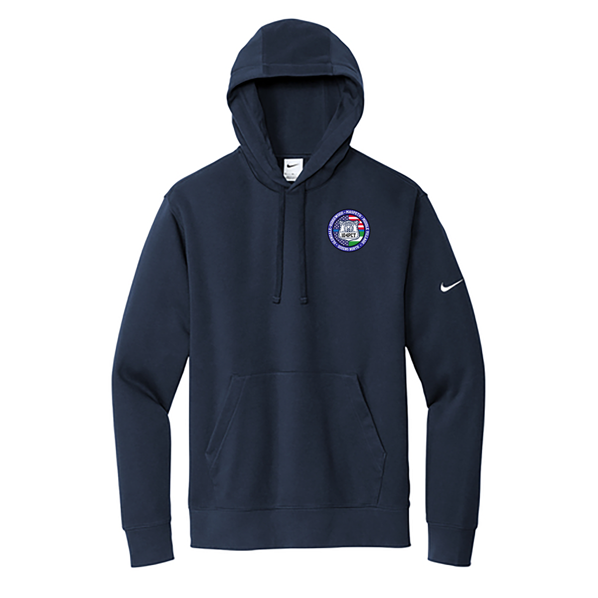 NYPD 104th Pct Nike Fleece Swoosh Hoodie