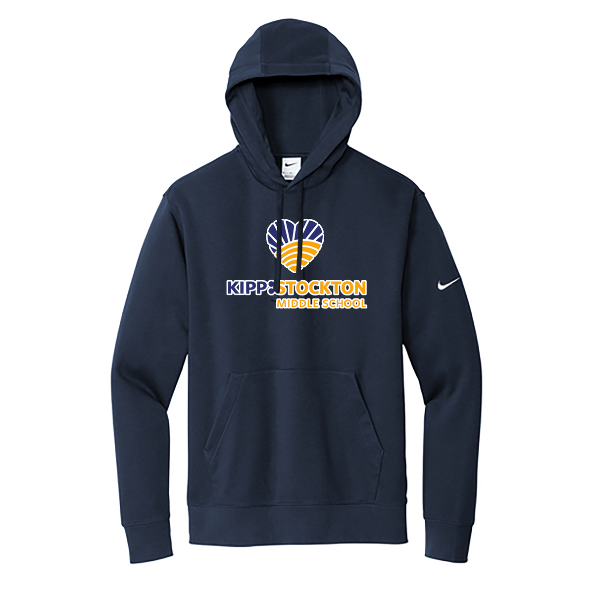 KIPP Stockton Middle School Nike Fleece Swoosh Hoodie