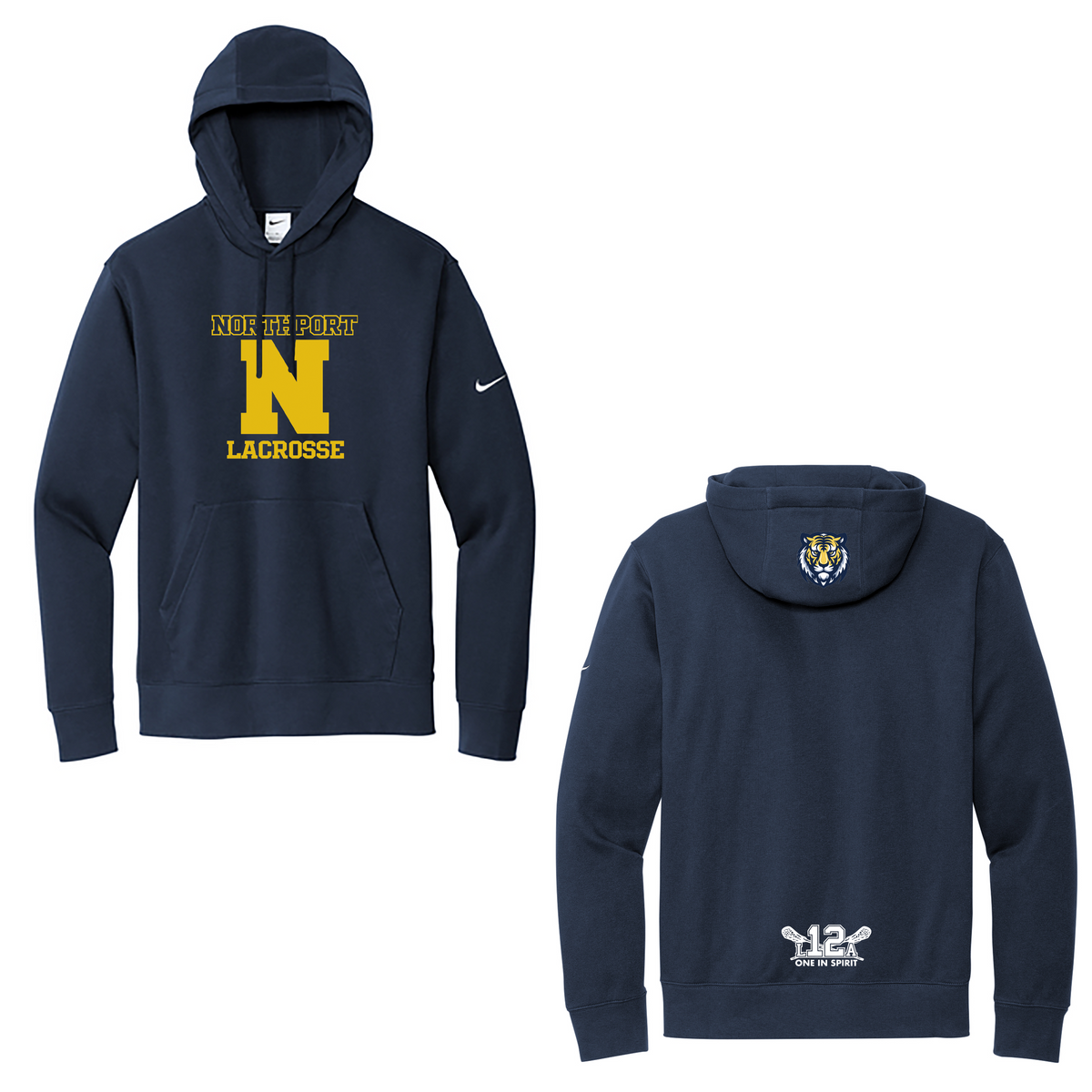 Northport High School Lacrosse Nike Fleece Swoosh Hoodie