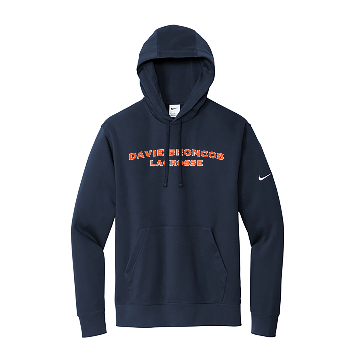 Davie Broncos Lacrosse Nike Fleece Swoosh Hoodie