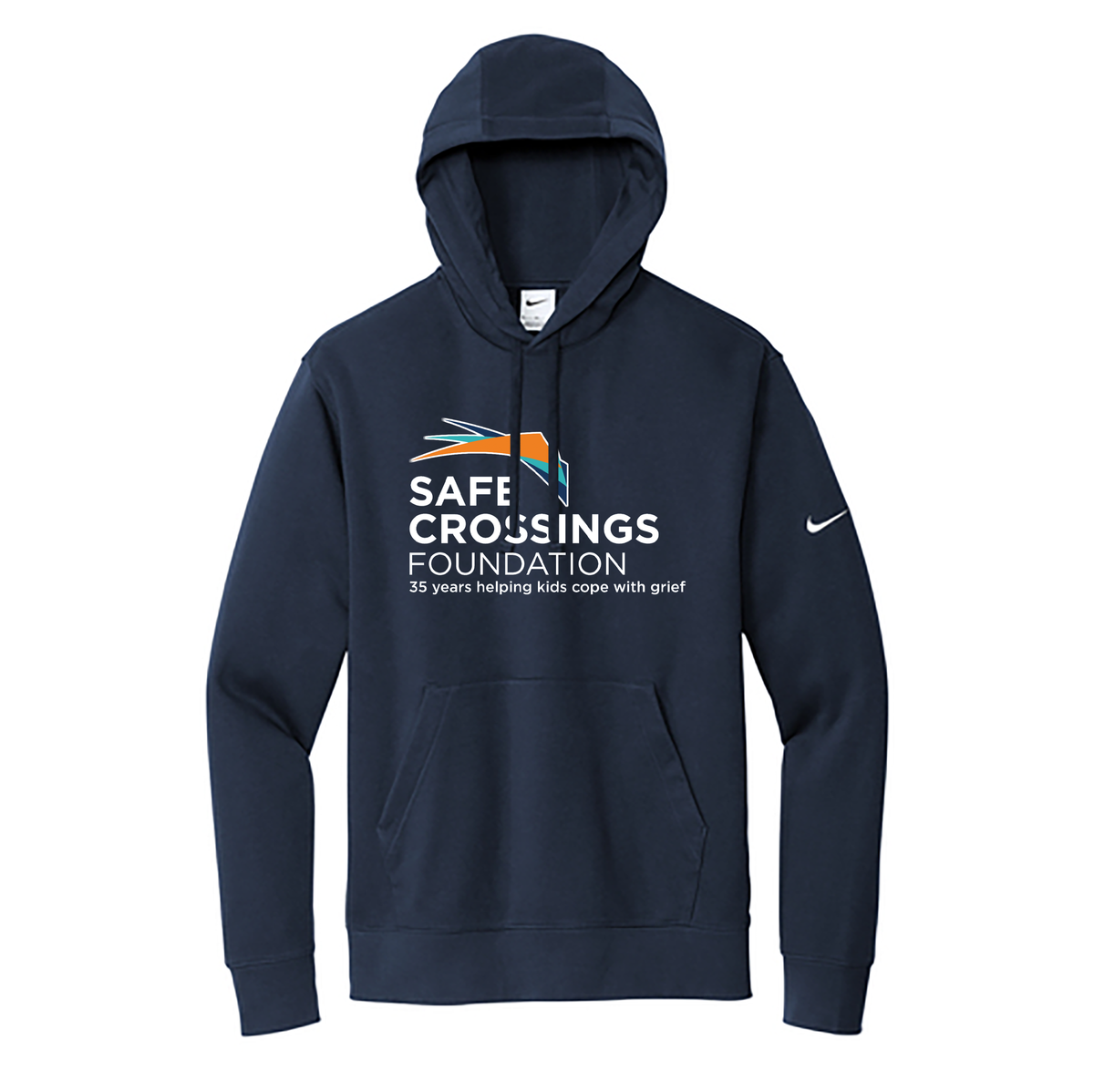 Safe Crossings Foundation 35th Anniversary Nike Fleece Swoosh Hoodie