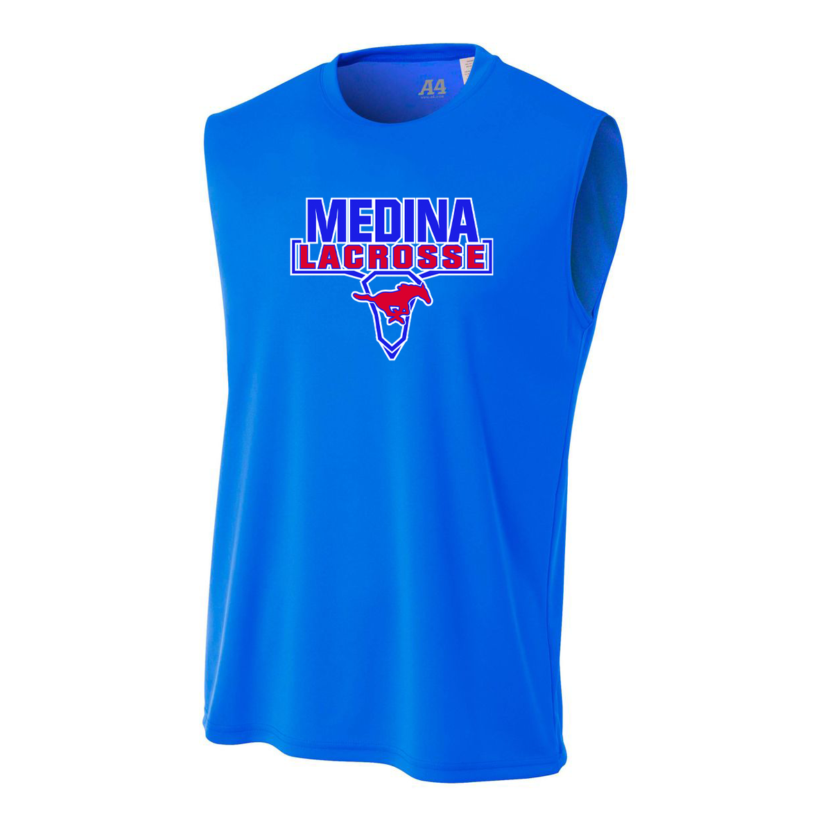 Medina Mustangs Lacrosse Cooling Performance Muscle Tank