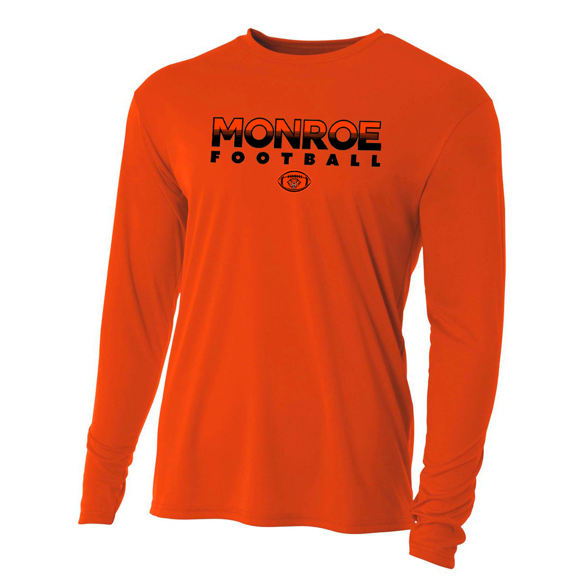 Monroe HS Football Cooling Performance Long Sleeve Crew