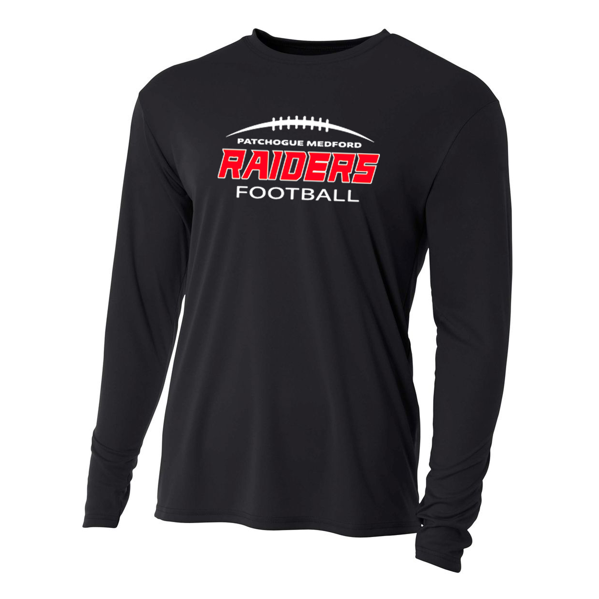 Pat Med Raiders Football Cooling Performance Long Sleeve Crew