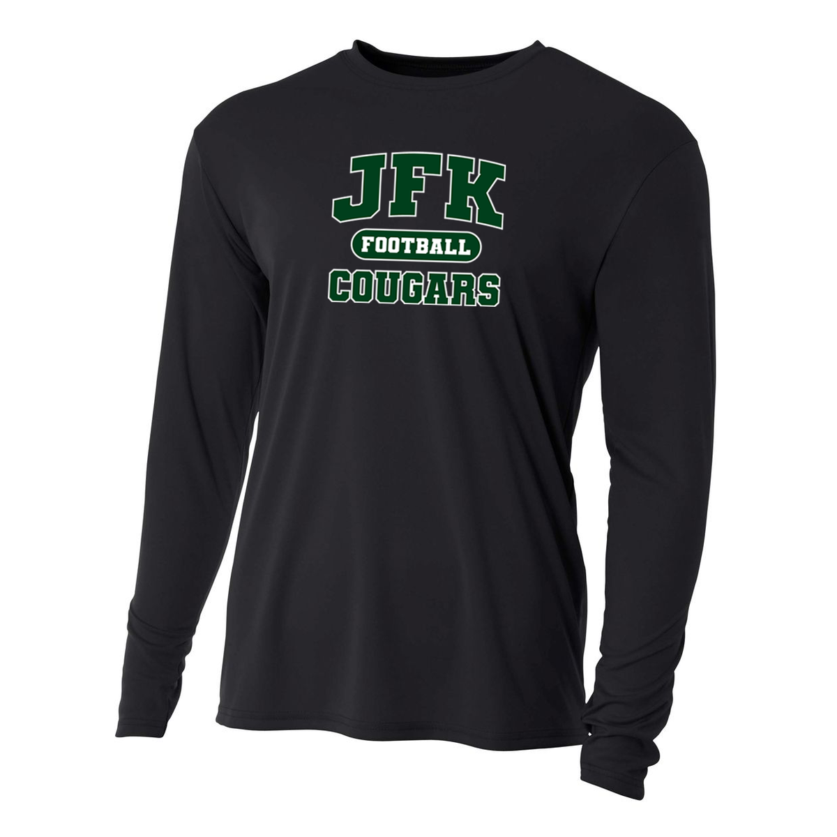 JFK Bellmore Football Cooling Performance Long Sleeve Crew