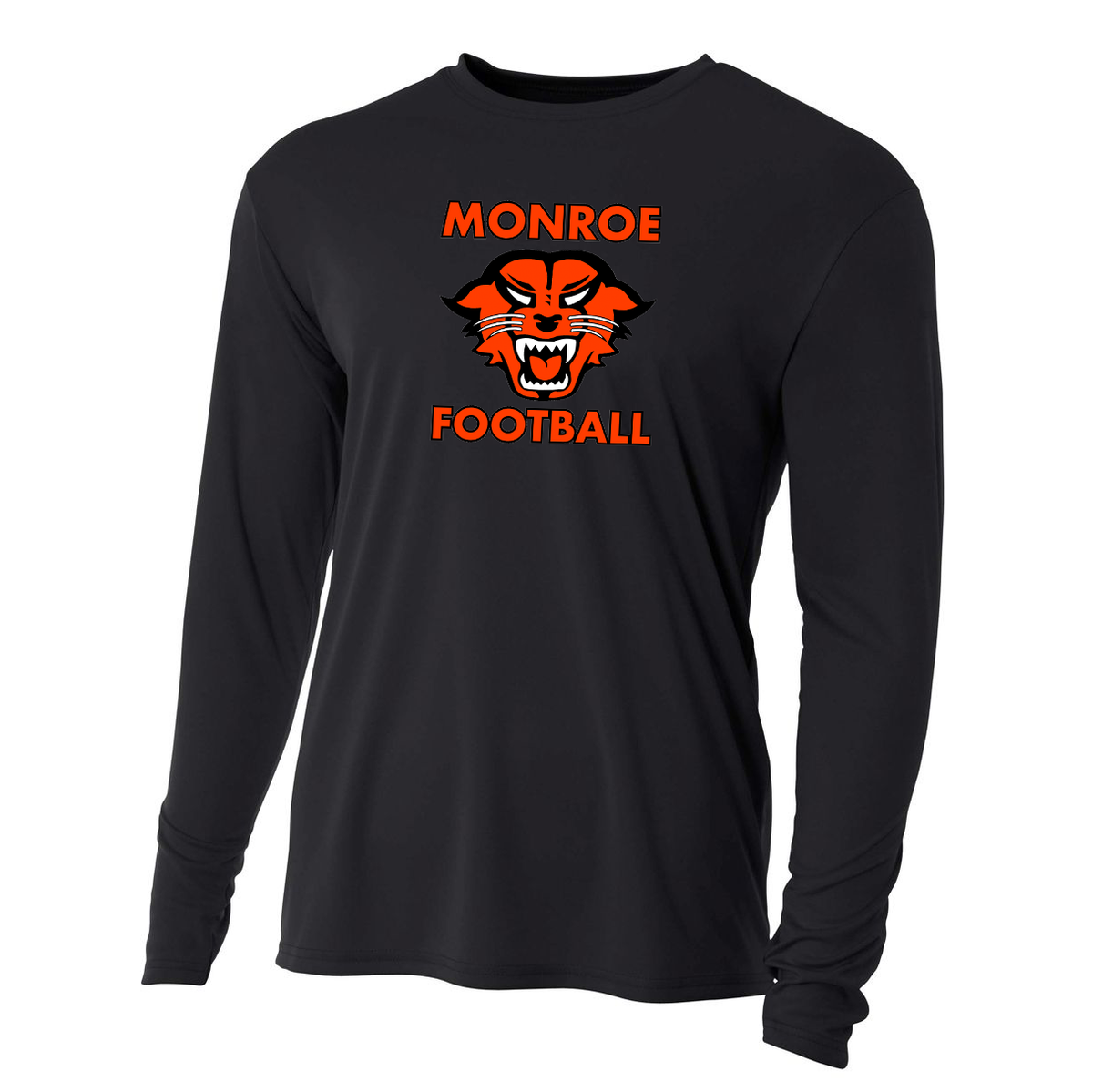 Monroe HS Football Cooling Performance Long Sleeve Crew