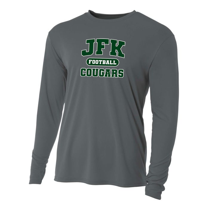 JFK Bellmore Football Cooling Performance Long Sleeve Crew