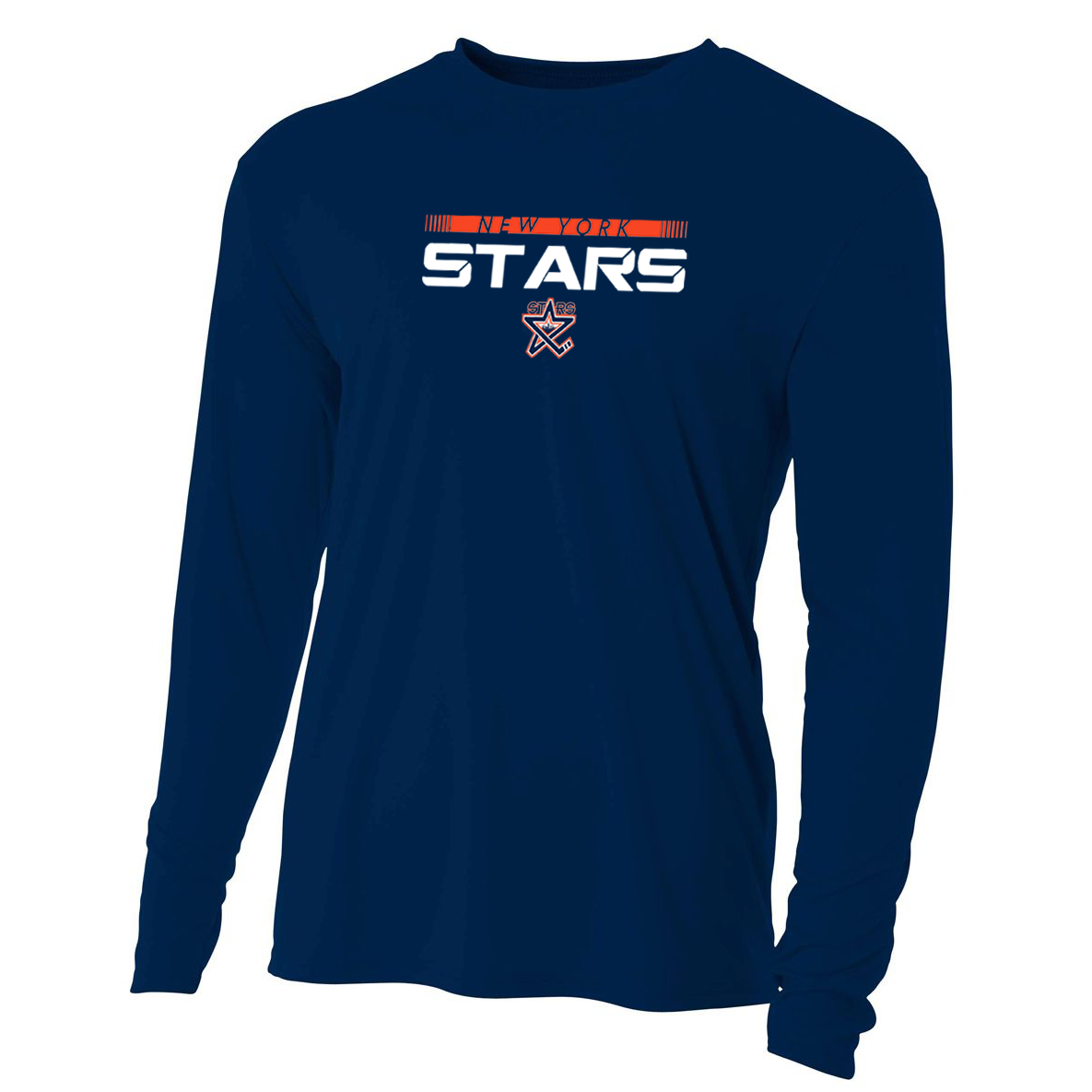 New York Stars Hockey Cooling Performance Long Sleeve Crew