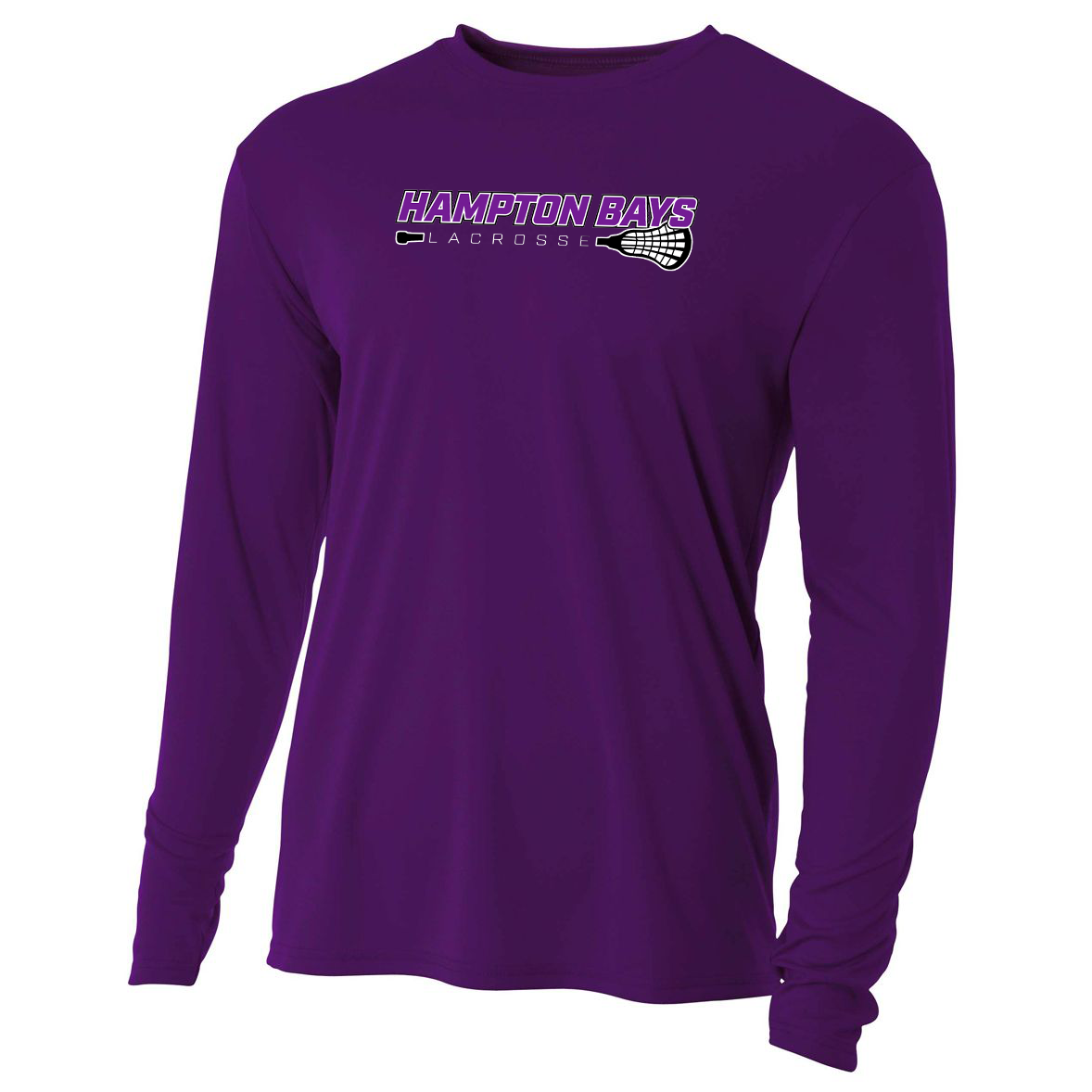 Hampton Bays Lacrosse Cooling Performance Long Sleeve Crew