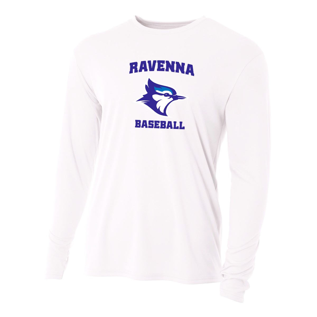 Ravenna Baseball Cooling Performance Long Sleeve Crew