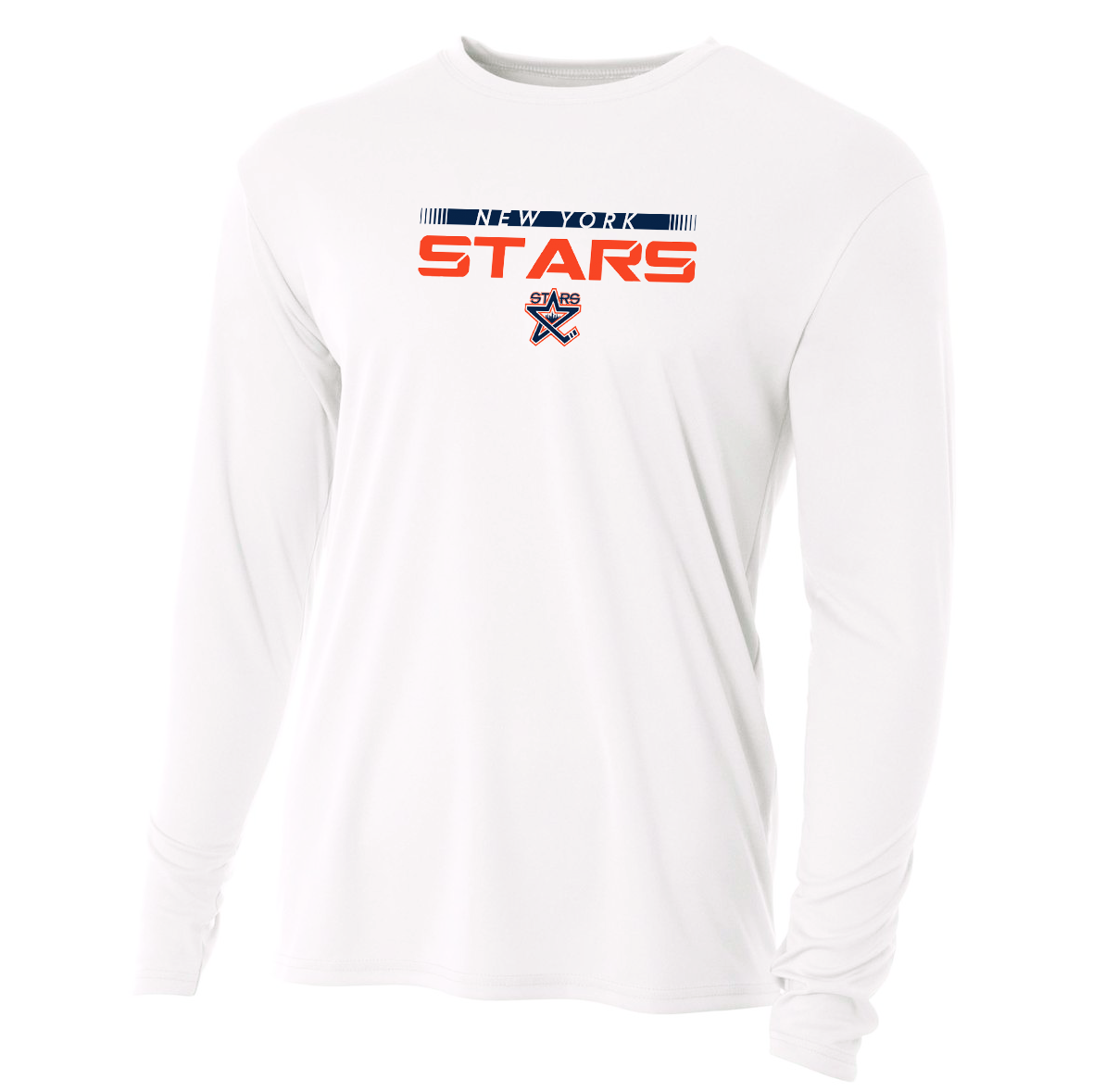 New York Stars Hockey Cooling Performance Long Sleeve Crew