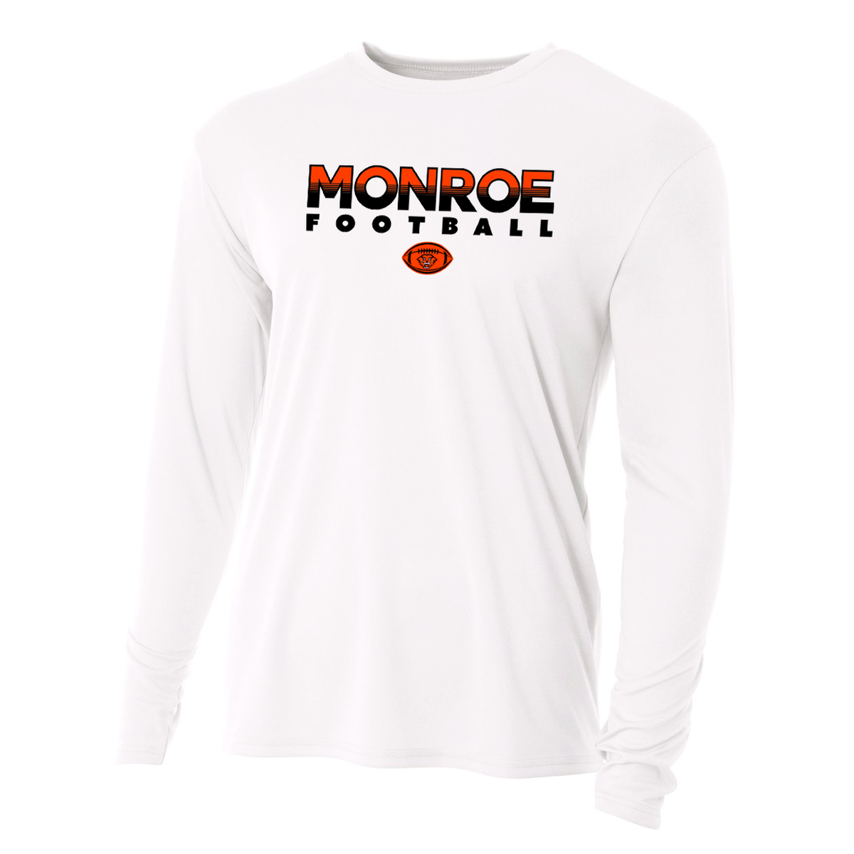 Monroe HS Football Cooling Performance Long Sleeve Crew