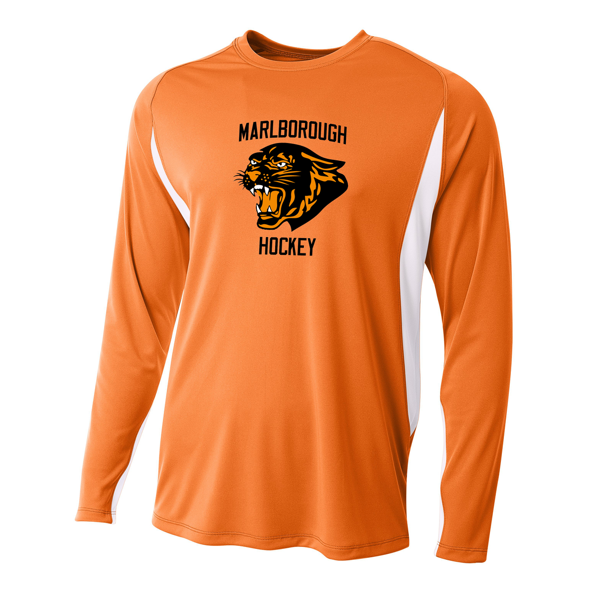 Marlborough Hockey Long Sleeve Color Block Cooling Performance Tee