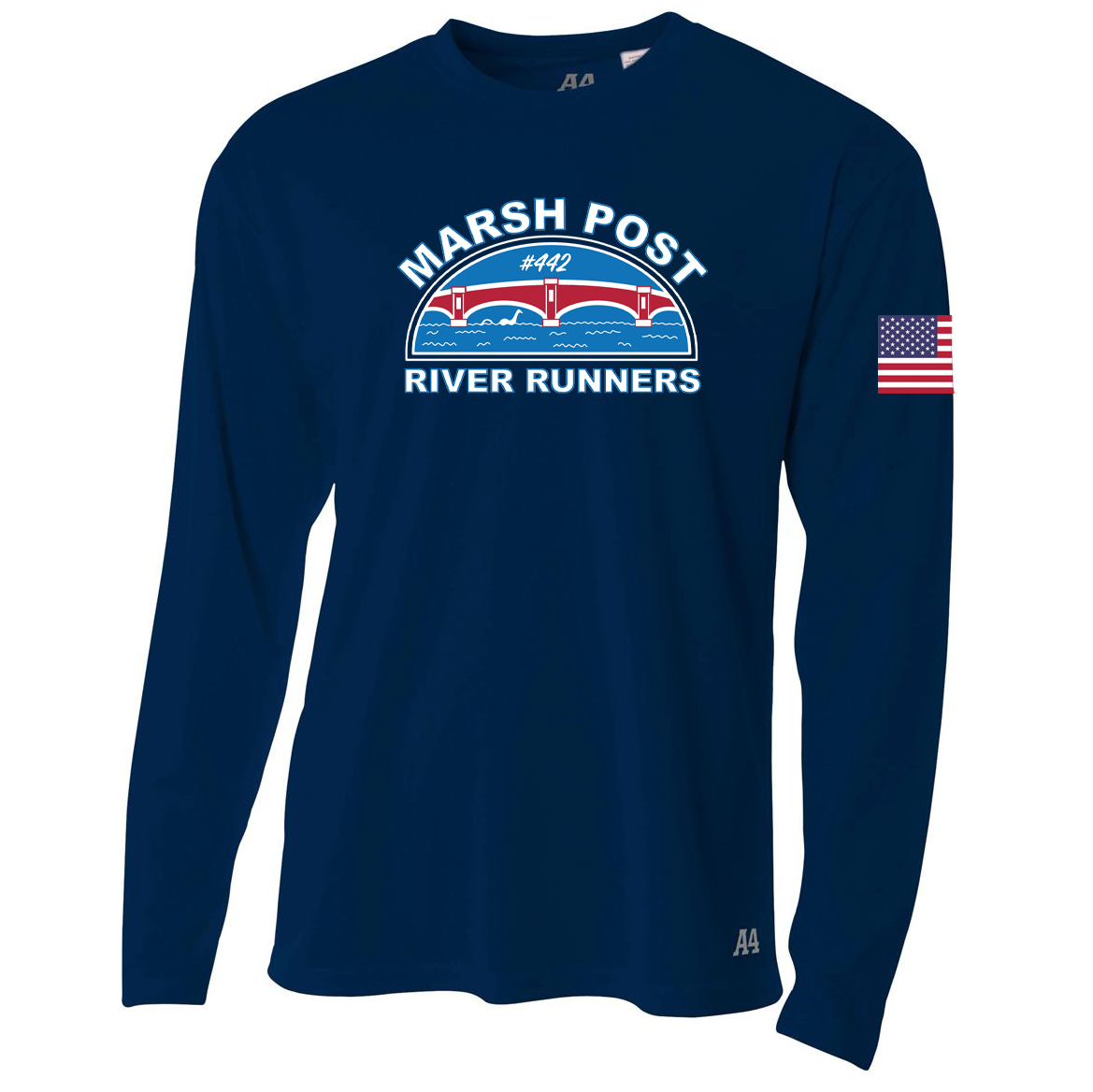 Marsh Post River Runners Cooling Performance Long Sleeve Crew