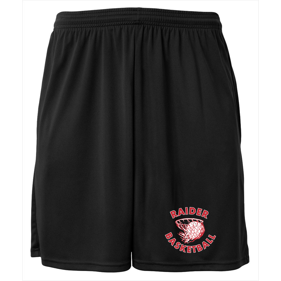 Raider Basketball Cooling 7" Performance Shorts with Pockets