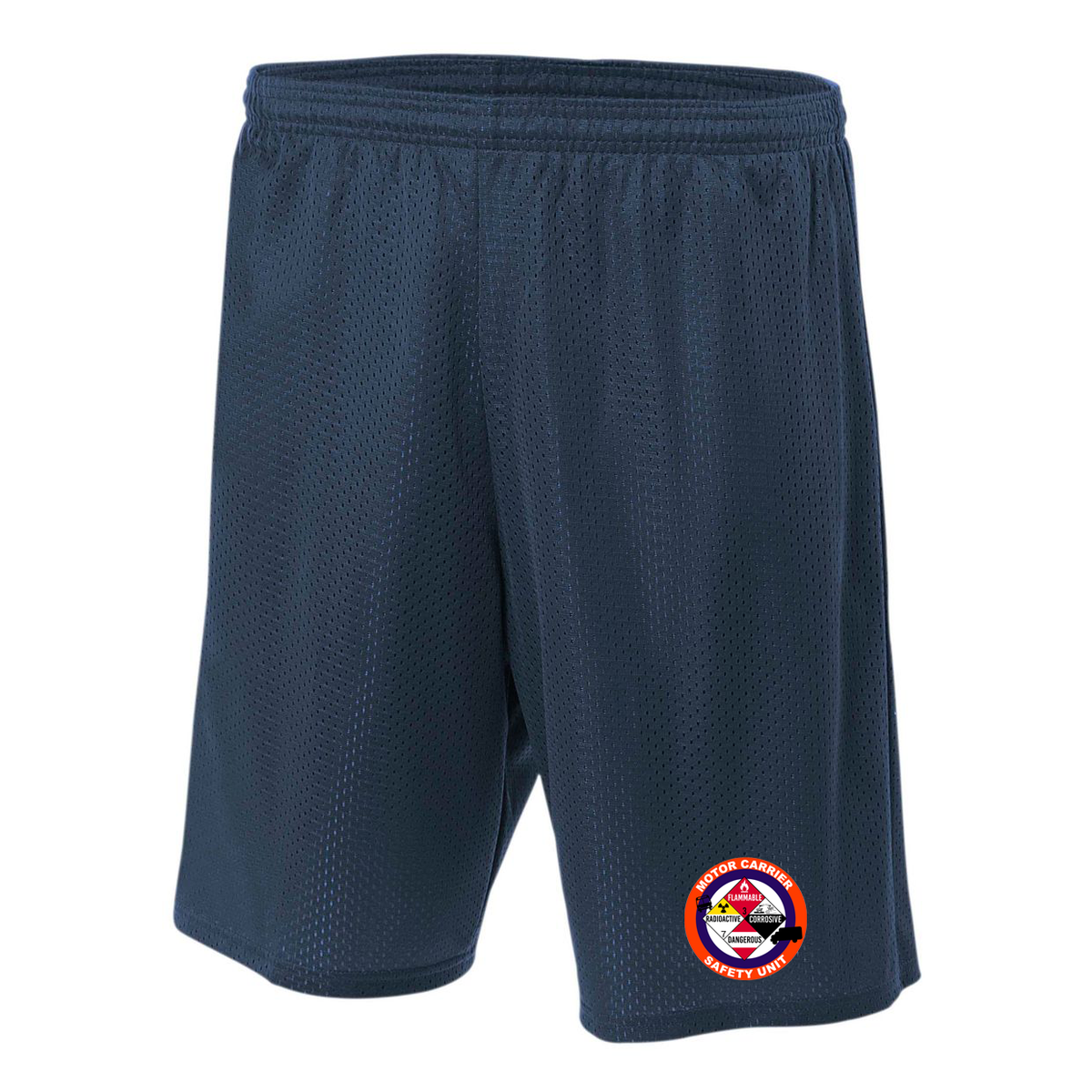 NCPD Motor Carrier Unit 7" Lined Tricot Mesh Shorts