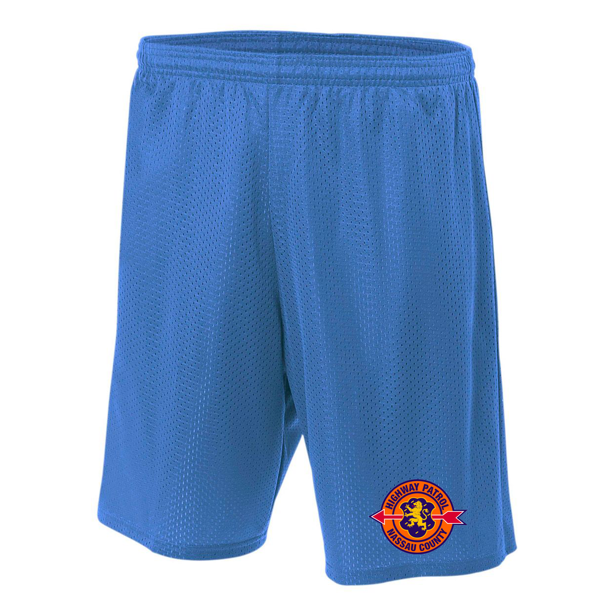 NCPD Highway Patrol 7" Lined Tricot Mesh Shorts