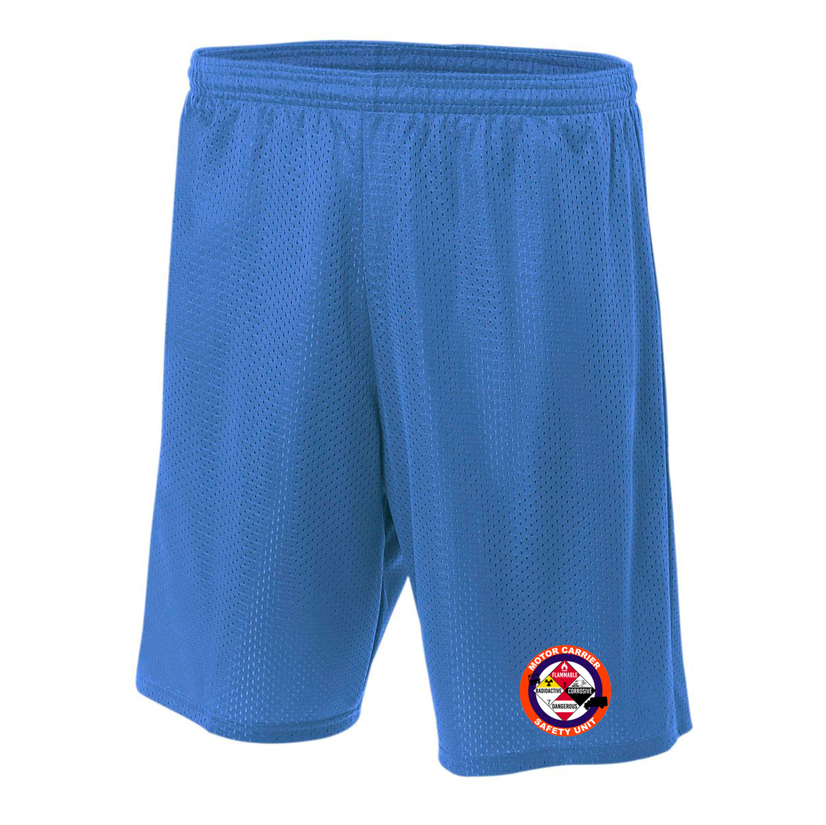 NCPD Motor Carrier Unit 7" Lined Tricot Mesh Shorts