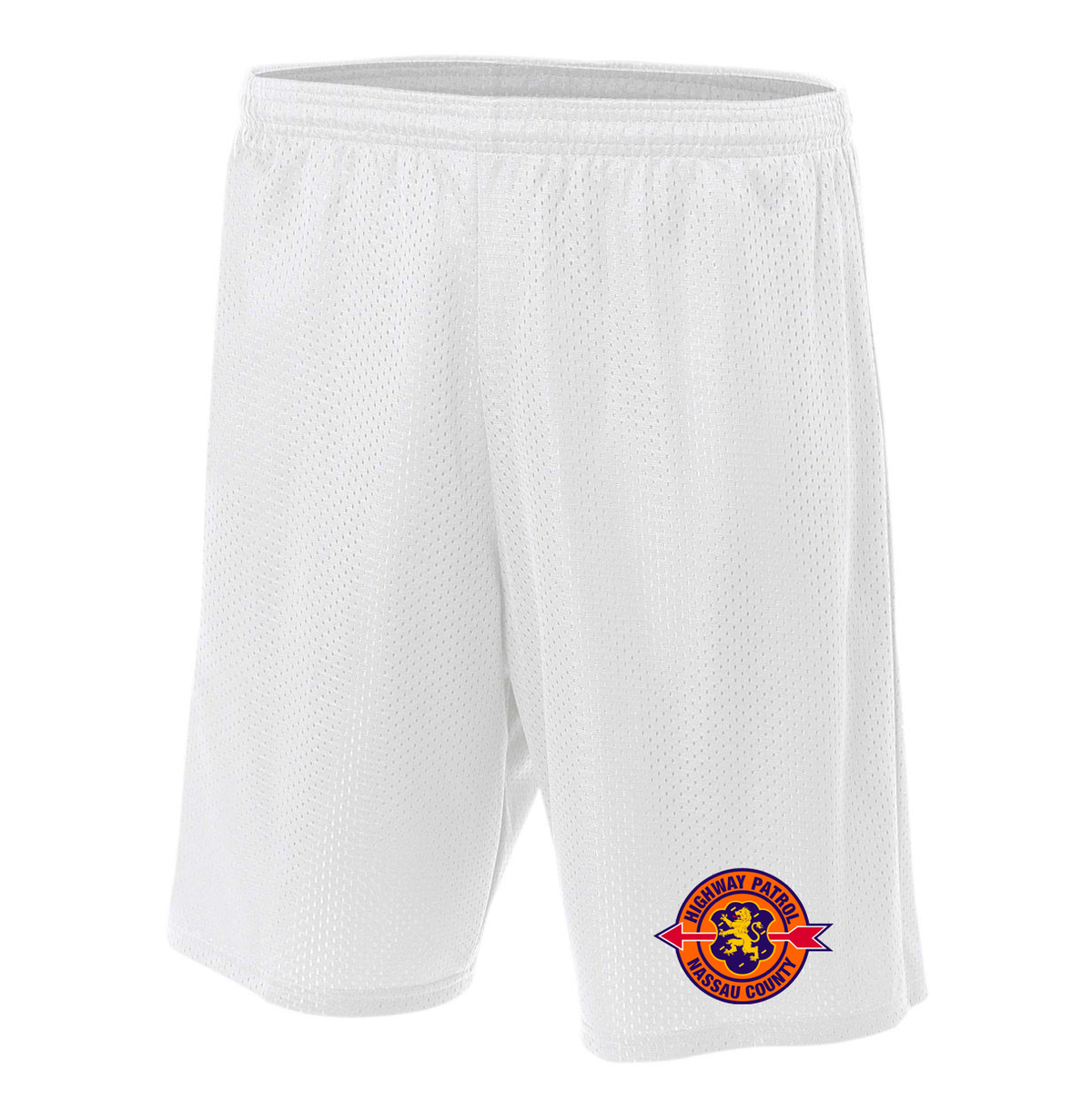 NCPD Highway Patrol 7" Lined Tricot Mesh Shorts