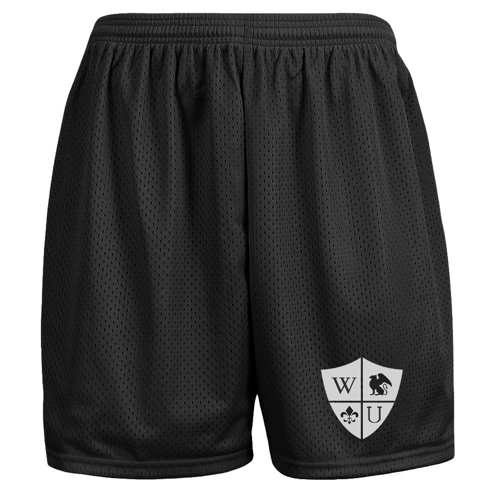 Washington U Club Rugby 5" Lined Tricot Mesh Shorts