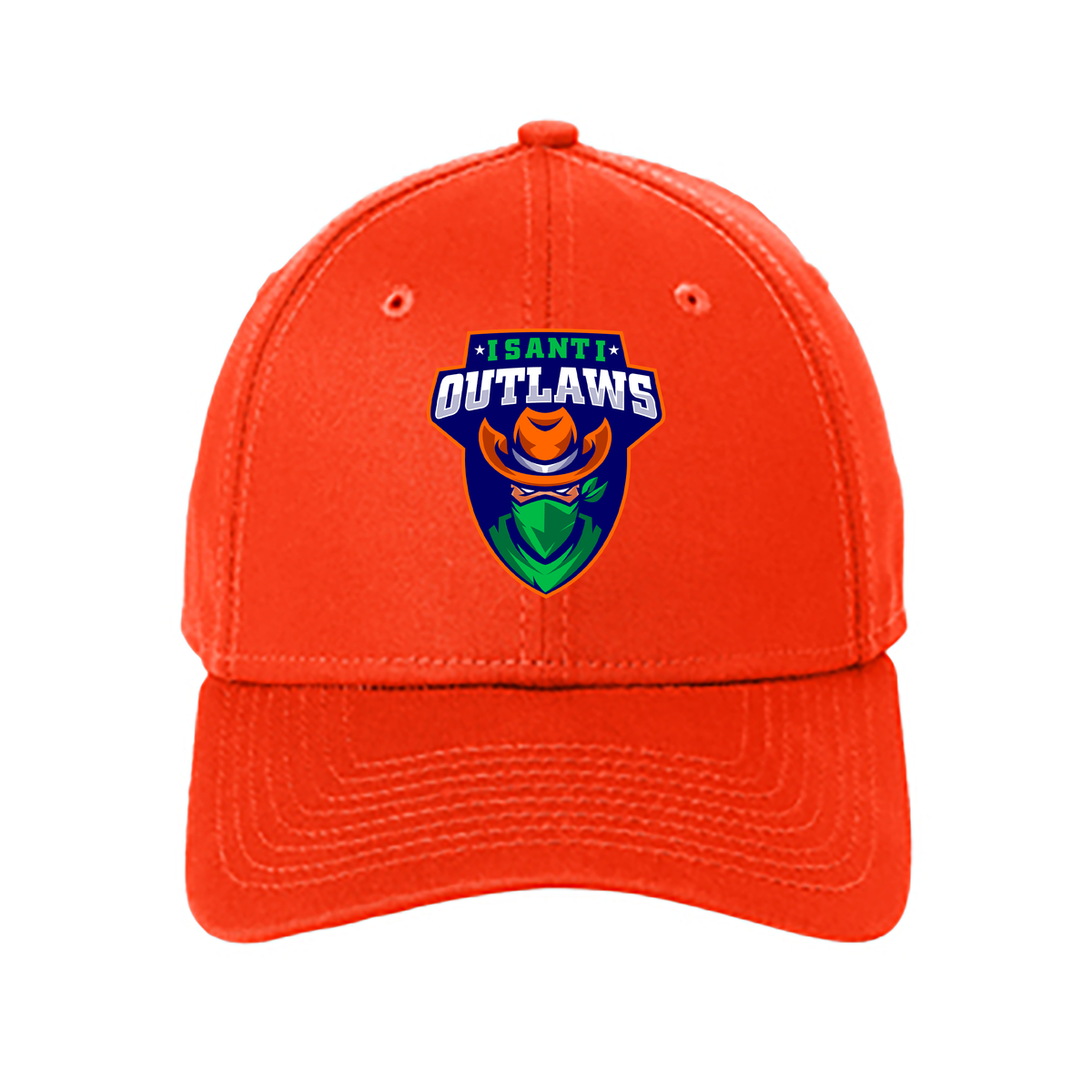 Isanti Outlaws New Era Structured Stretch Cotton Cap