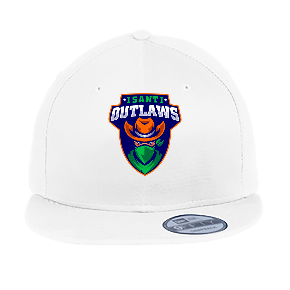 Isanti Outlaws New Era Flat Bill Snapback Cap