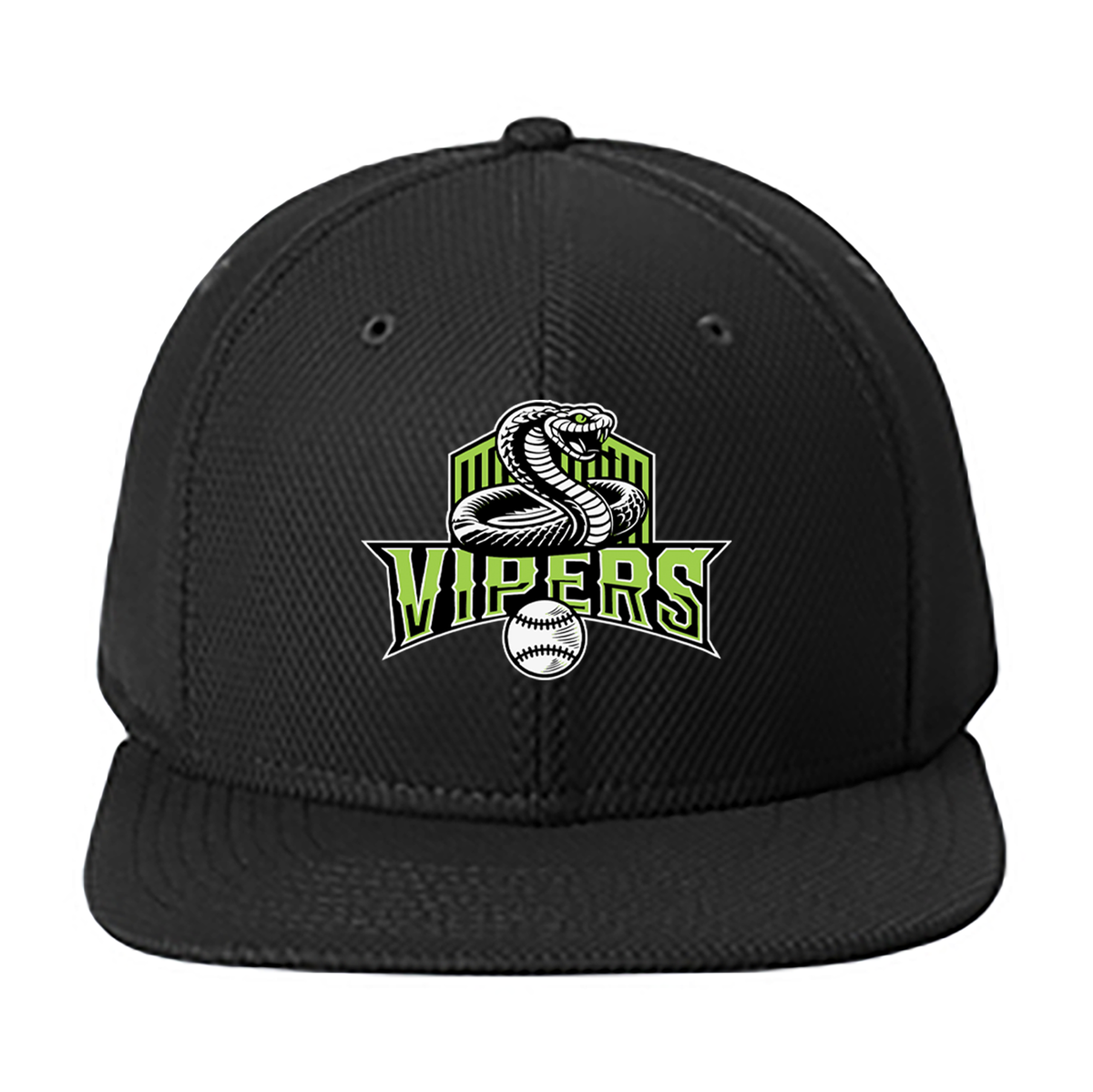 Vipers Baseball New Era Diamond Era Flat Bill