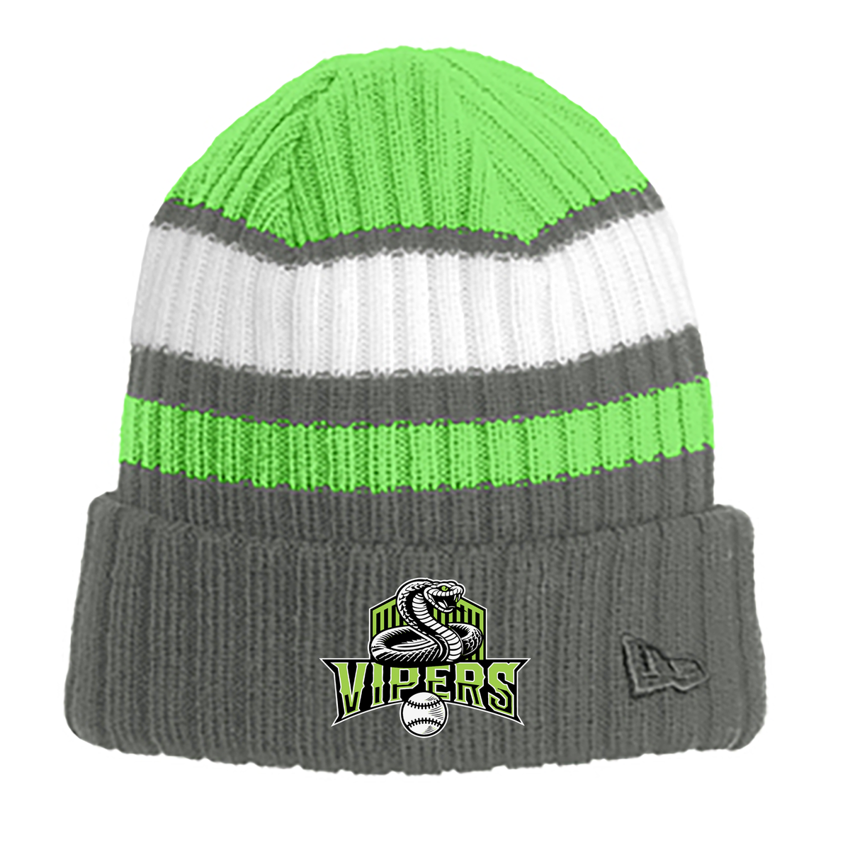 Vipers Baseball New Era Ribbed Tailgate Beanie