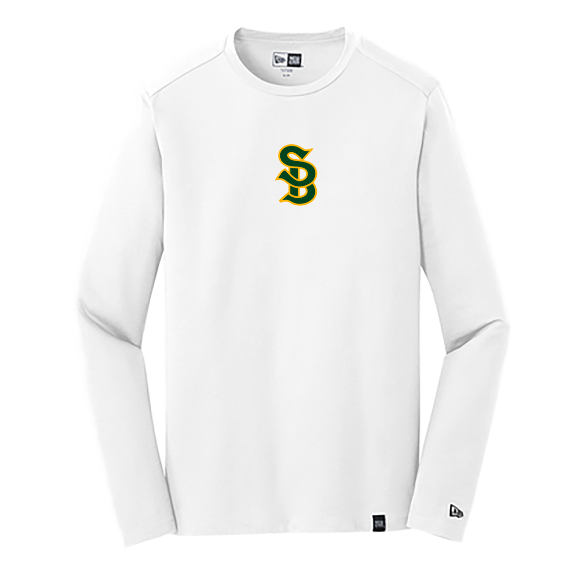 Santa Barbara HS Baseball New Era Heritage Blend Long Sleeve Crew Tee