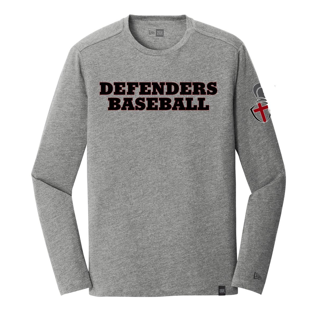 Defenders Baseball New Era Heritage Blend Long Sleeve Crew Tee