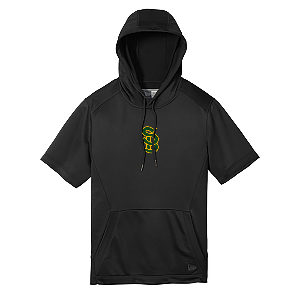 Santa Barbara HS Baseball New Era Performance Terry Short Sleeve Hoodie