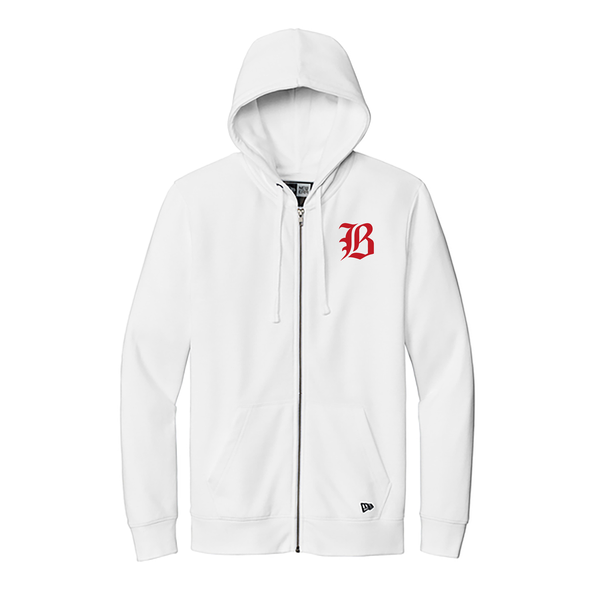 Acadiana Bucks Baseball New Era Comeback Fleece Full-Zip Hoodie