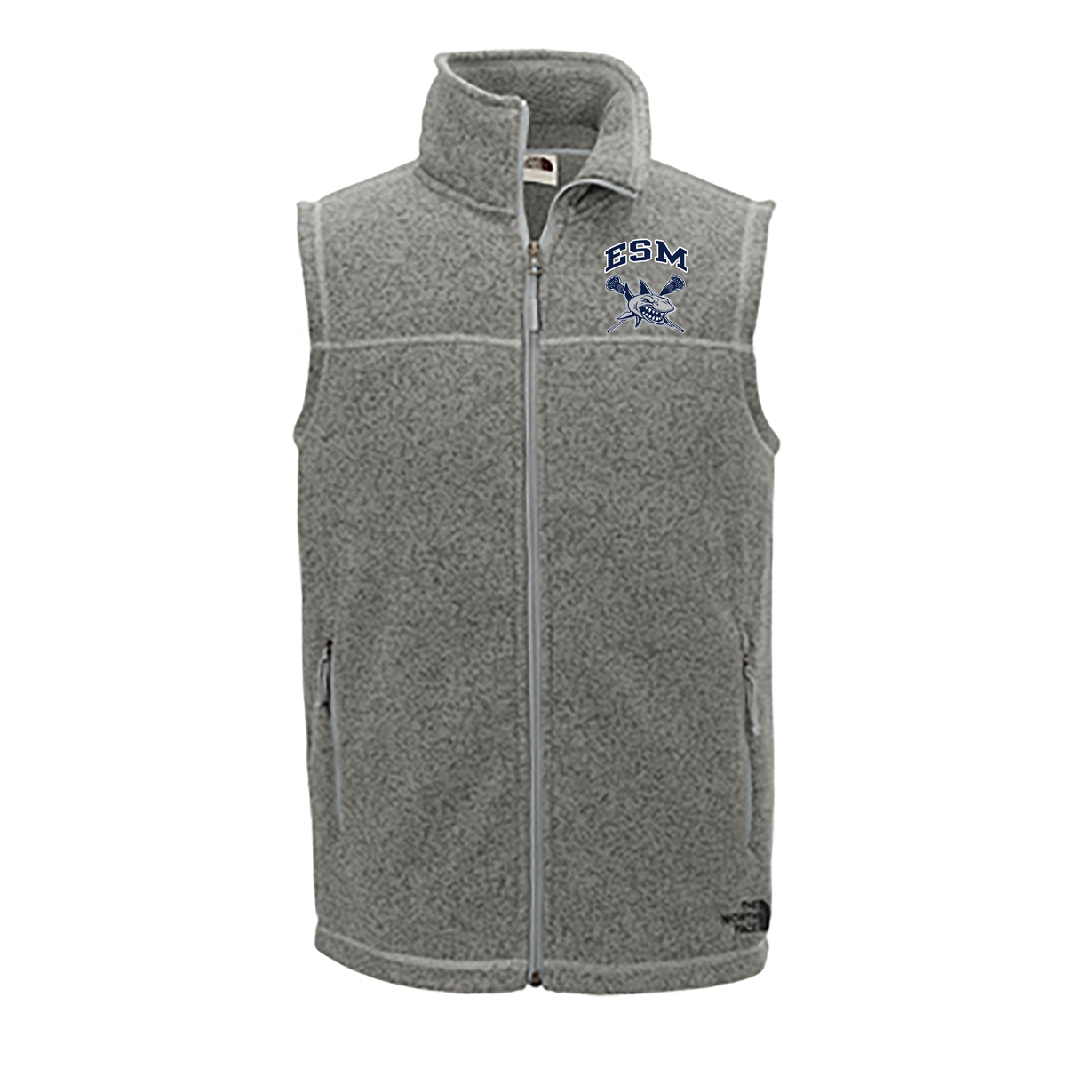 ESM Sharks Lacrosse The North Face Fleece Vest