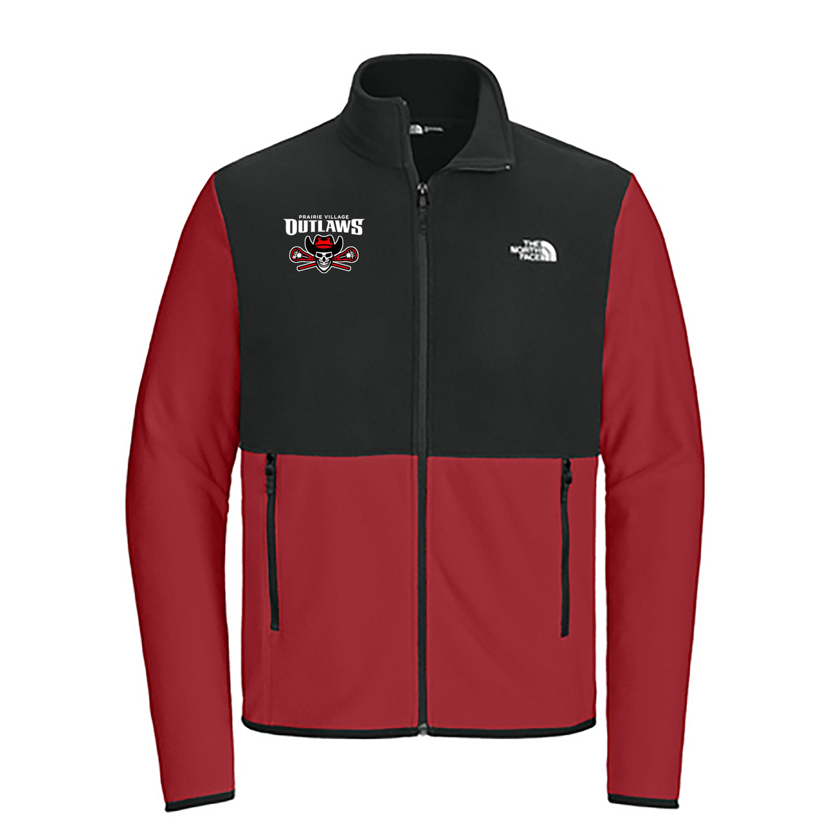 Prairie Village Outlaws Lacrosse The North Face Glacier Full-Zip Fleece Jacket