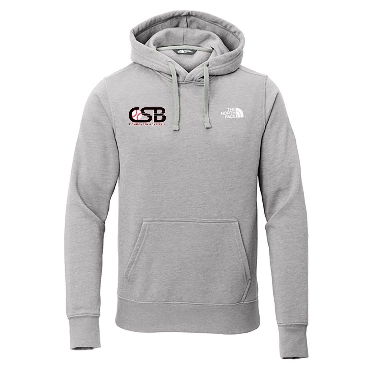 Common Sense Baseball The North Face Chest Logo Hoodie