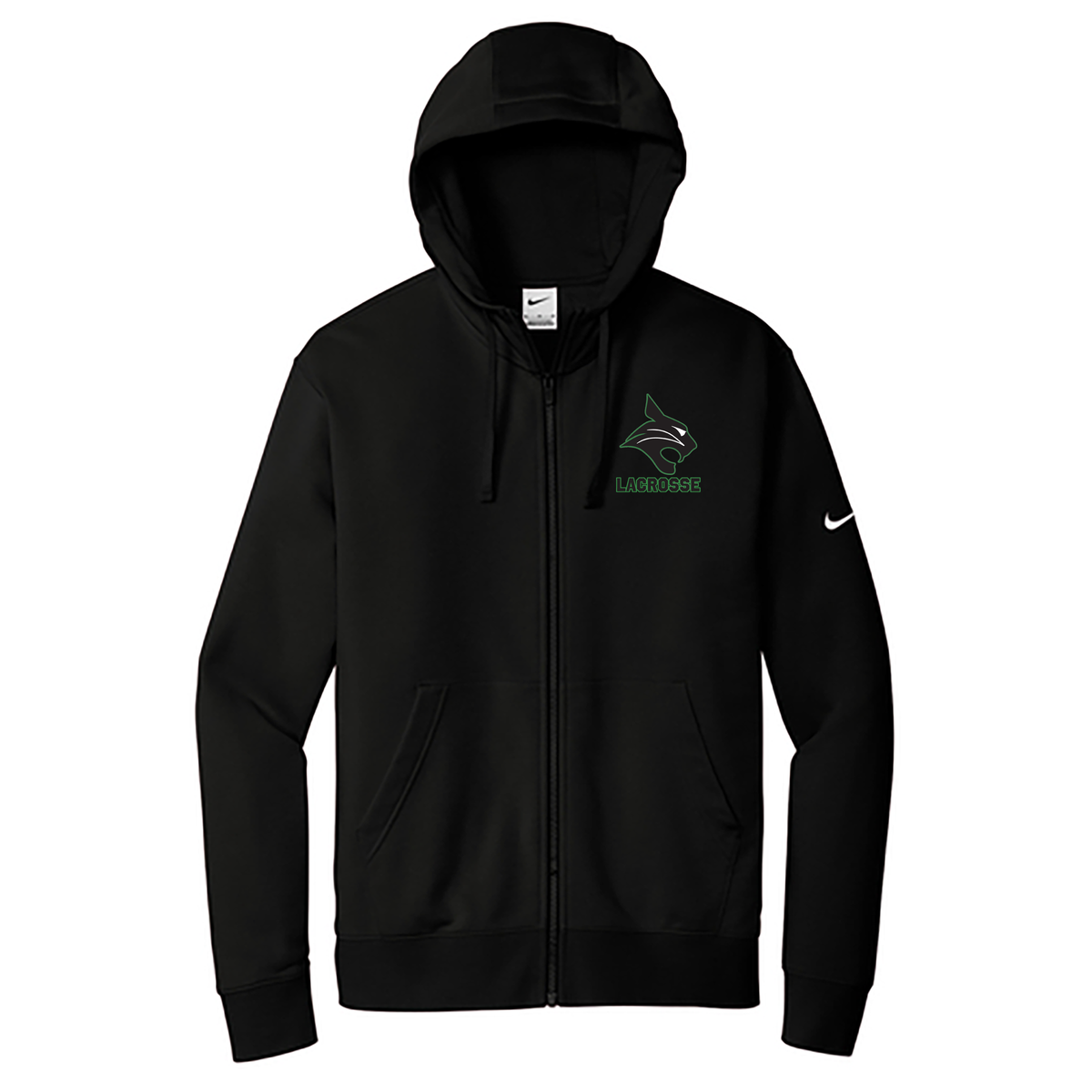 Bluffton High School Lacrosse Nike Club Fleece Full-Zip Hoodie