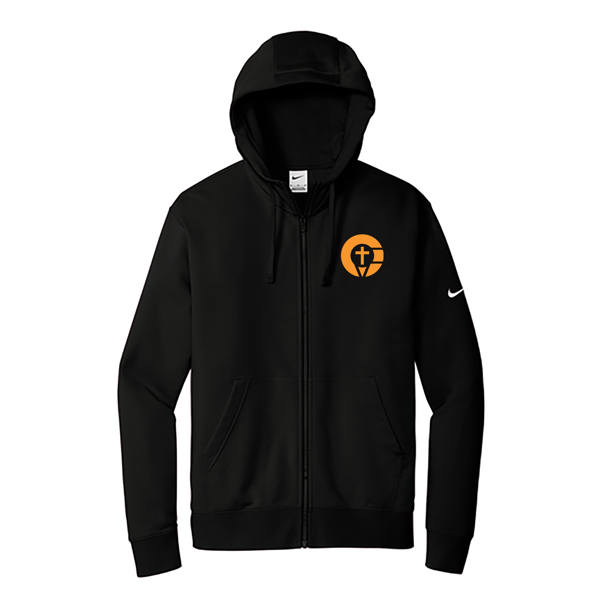 Covenant Church Nike Club Fleece Full-Zip Hoodie