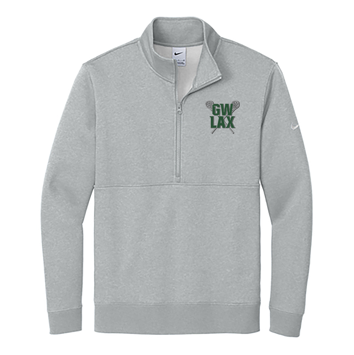 Glenbard West Lacrosse Nike Club Fleece 1/2-Zip