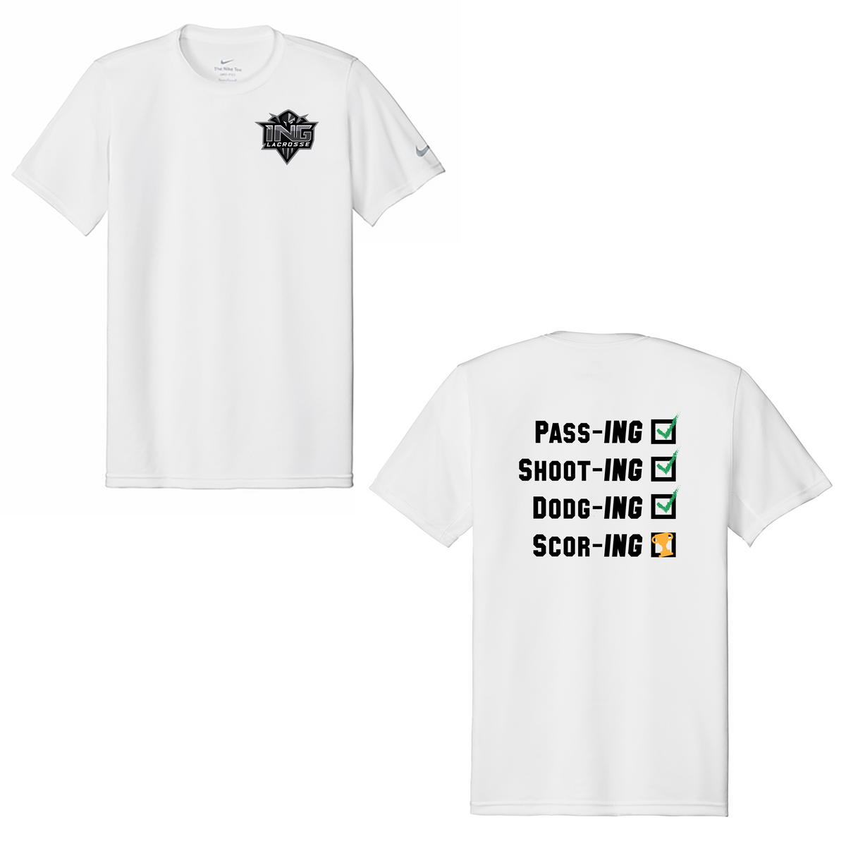 ING Lacrosse Nike Swoosh Sleeve rLegend Tee