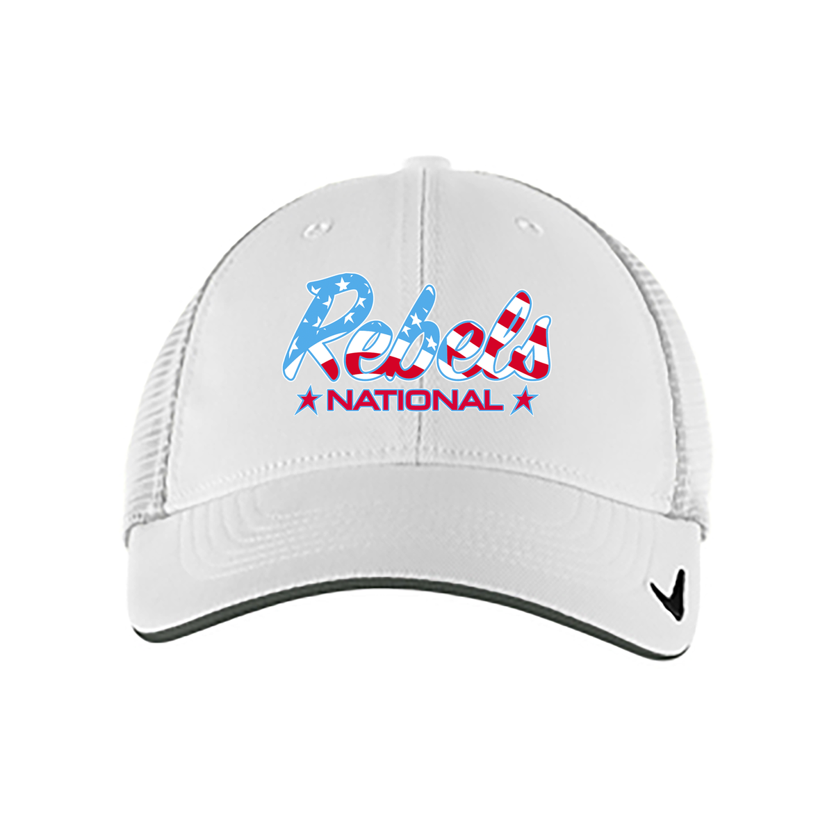Rebels LC National Nike Stretch-to-Fit Mesh Back Cap