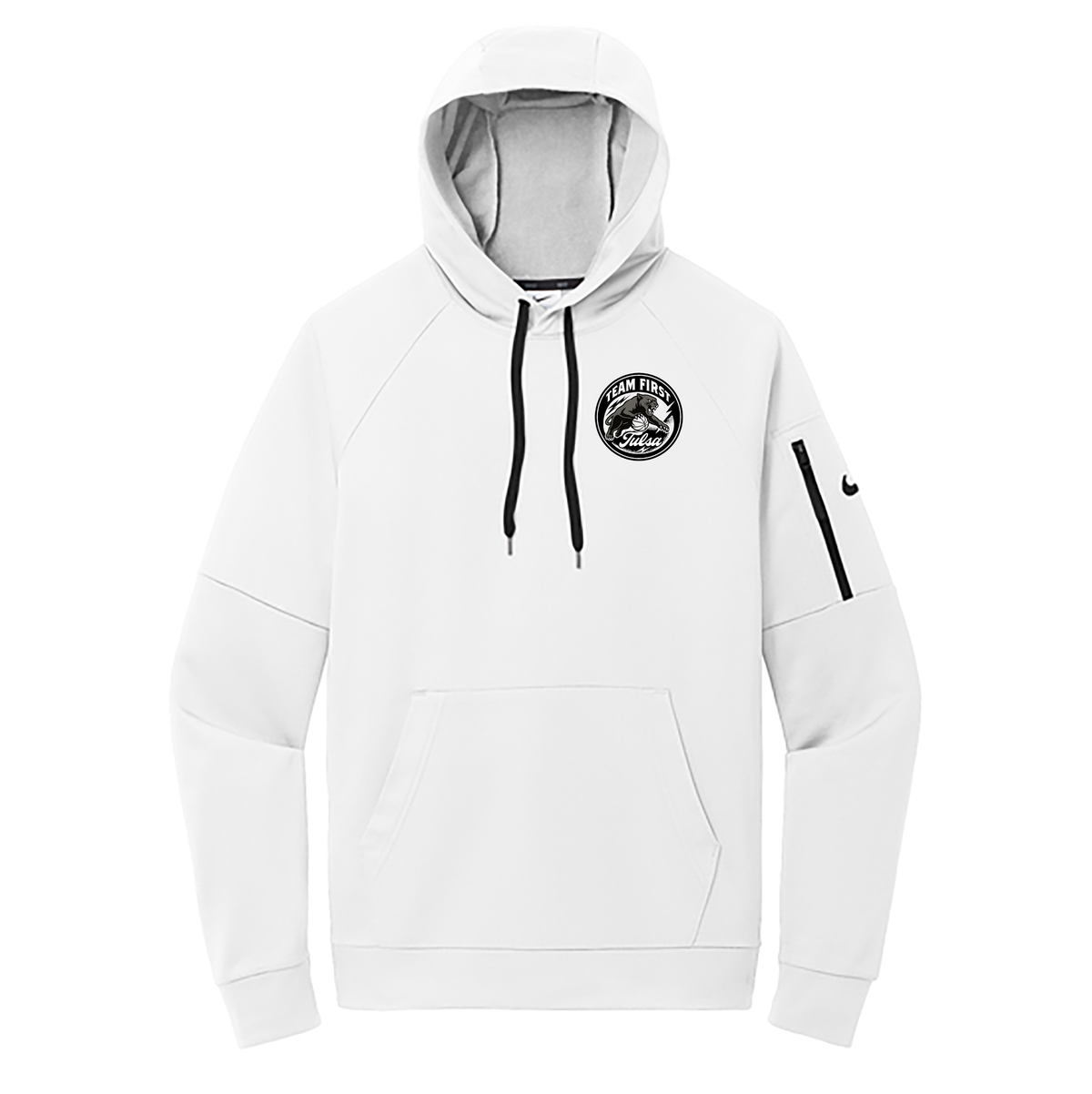 Team First Tulsa Nike Therma-FIT Pocket Pullover Fleece Hoodie