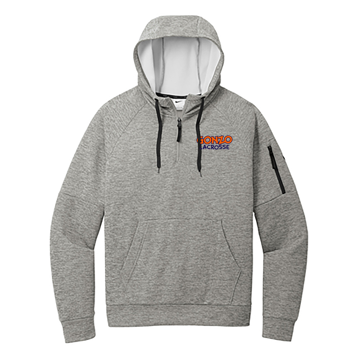 Gonzo Lacrosse Nike Therma-FIT Pocket 1/4-Zip Fleece Hoodie