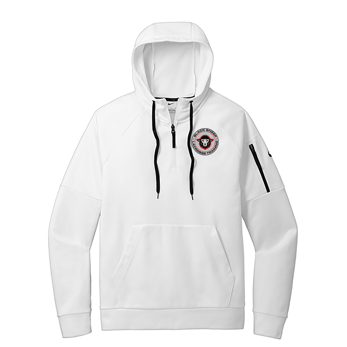 Black Sheep Lacrosse Nike Therma-FIT Pocket 1/4-Zip Fleece Hoodie