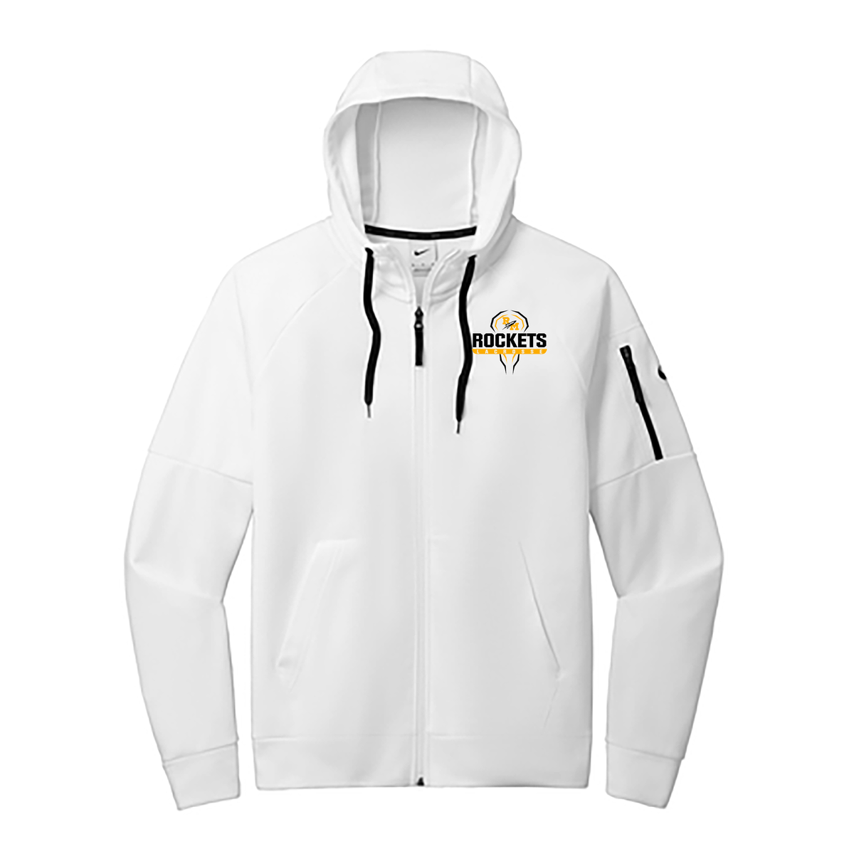 Richard Montgomery Rockets Lacrosse Nike Therma-FIT Pocket Full-Zip Fleece Hoodie