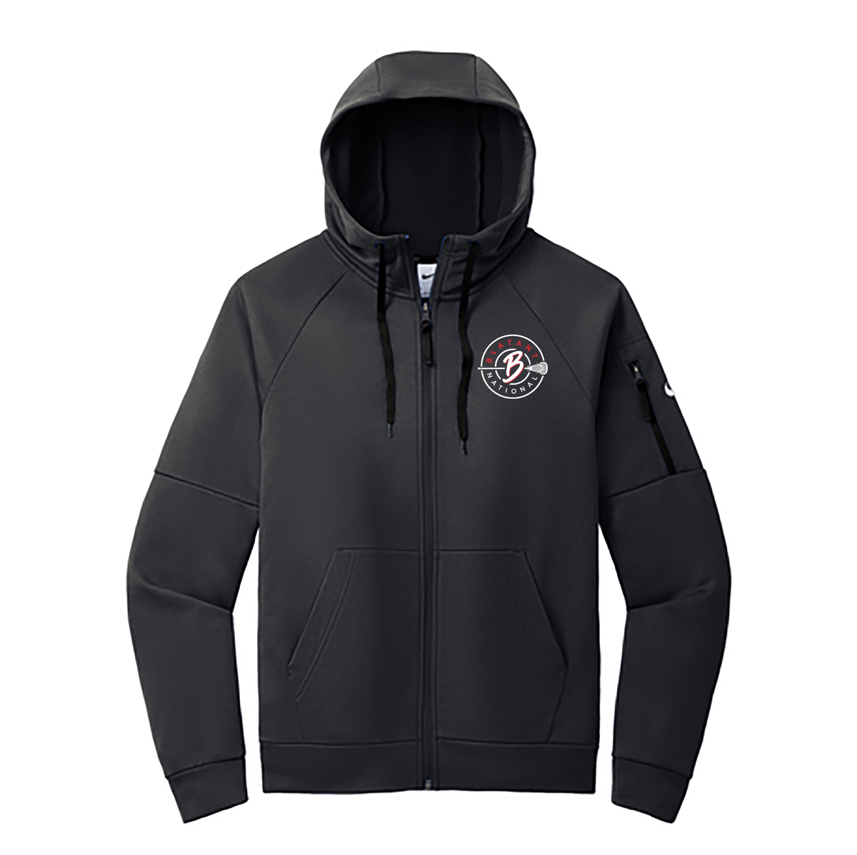 Blatant National Lacrosse Nike Therma-FIT Pocket Full-Zip Fleece Hoodie