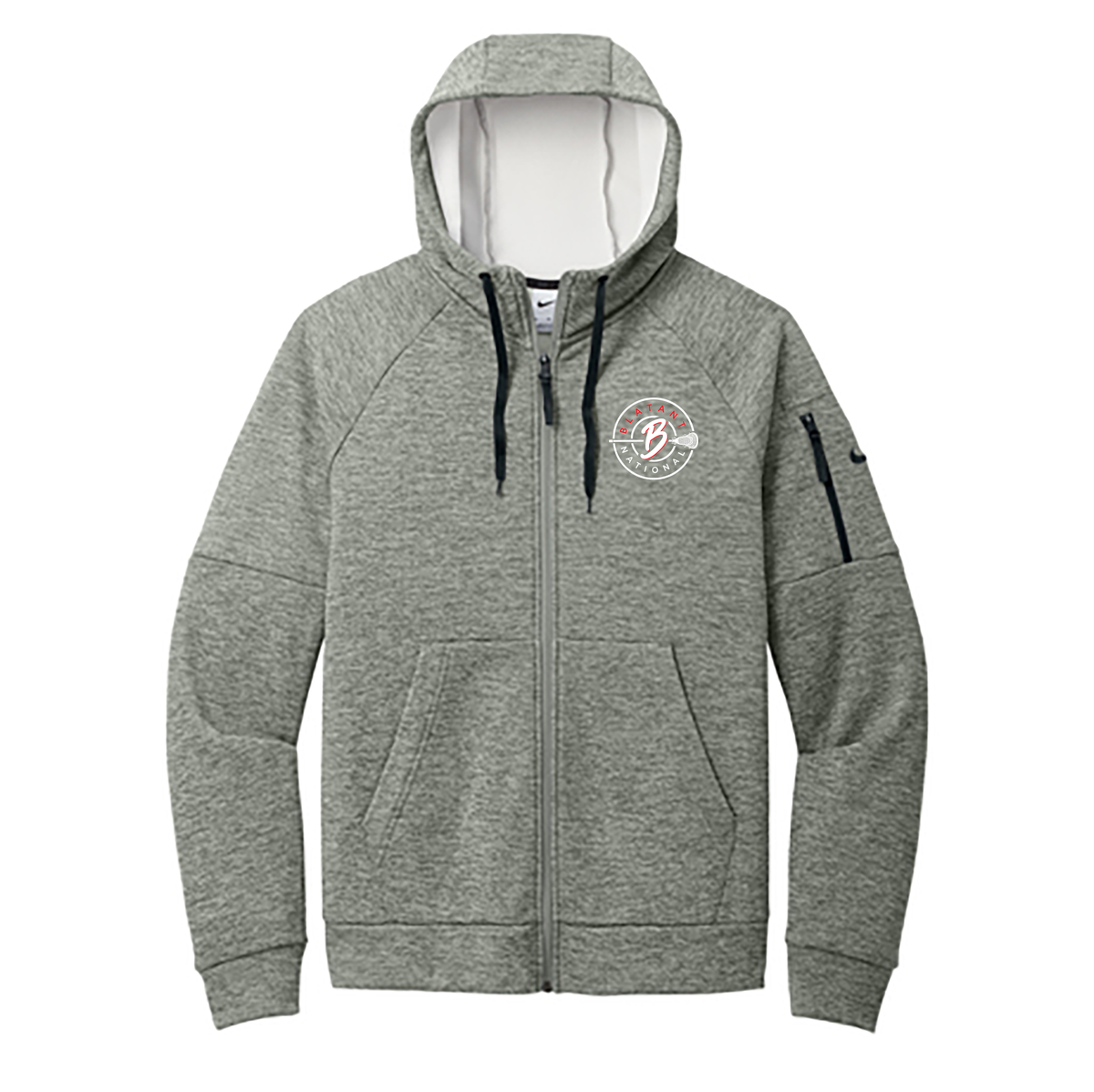 Blatant National Lacrosse Nike Therma-FIT Pocket Full-Zip Fleece Hoodie