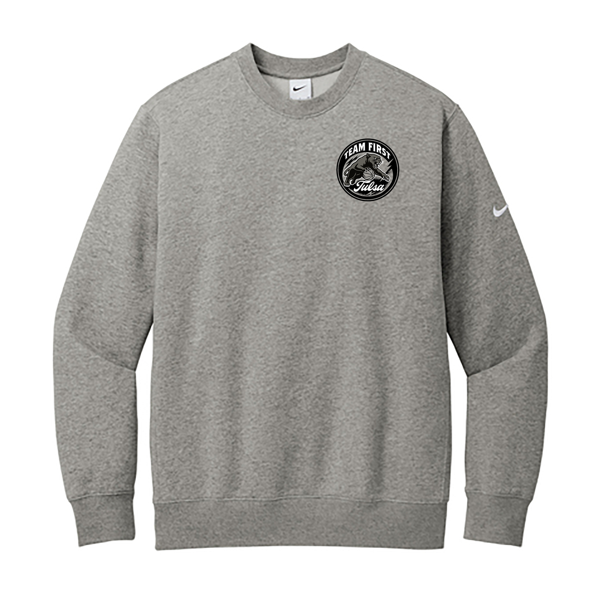 Team First Tulsa Nike Club Fleece Crew Neck