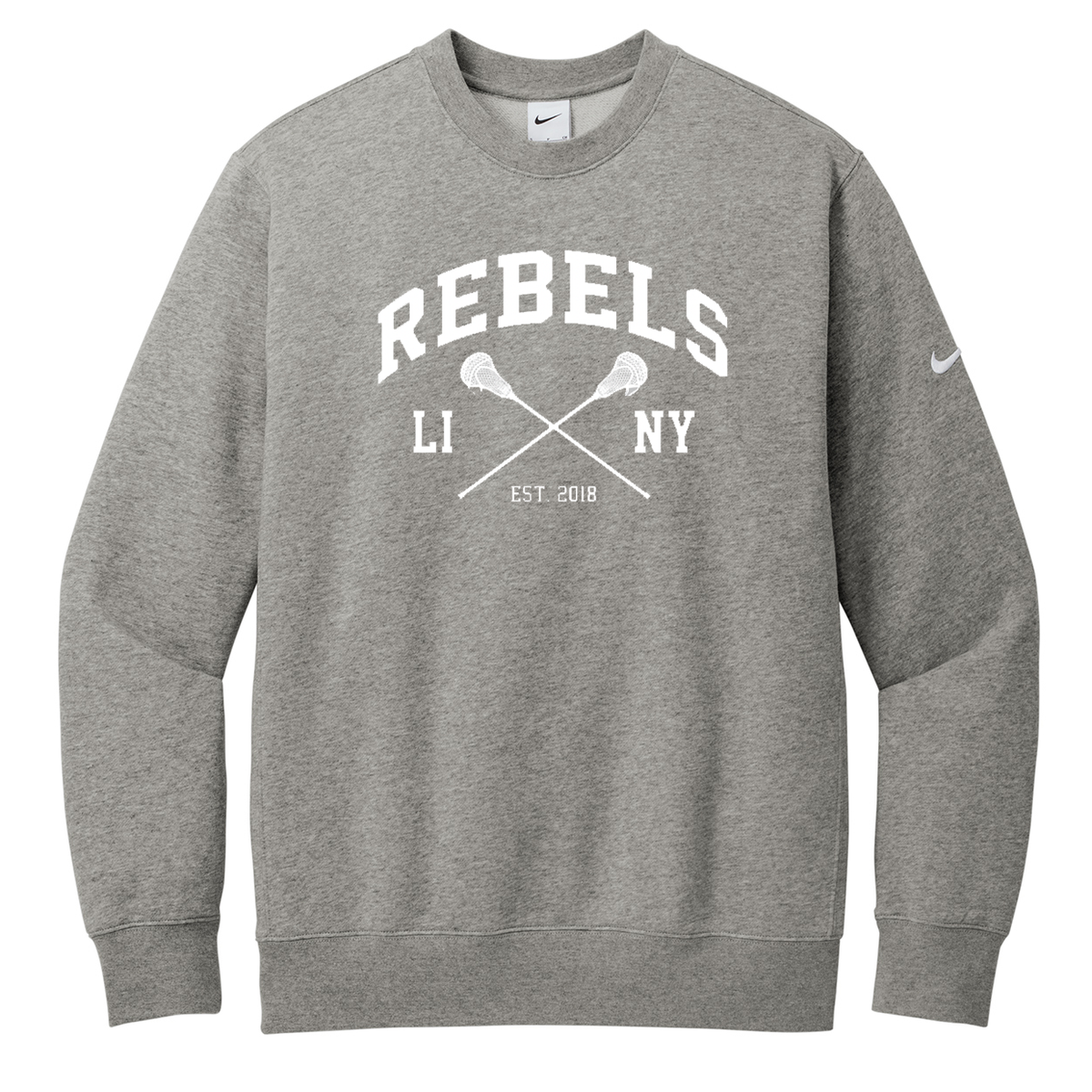 Rebels Lacrosse Club Fleece Crew Neck