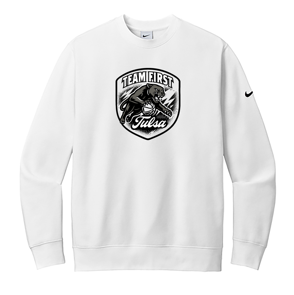 Team First Tulsa Nike Club Fleece Crew Neck